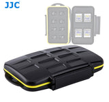 SD Card Case, Micro SD Card Case, JJC MC-SDMSD12 Rubber Sealed Water Resistant Memory Card Case fits for 4 SD Cards and 8 Micro SD Cards