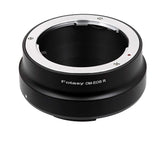 Fotasy Pro Olympus OM to Canon EOS RF Mount Mirrorless Camera Adapter, Compatible with Olympus OM Lense & Canon Mirrorless Camera EOS R RP R3 R5 R6 Ra