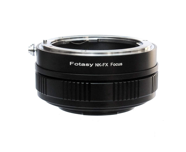 Fotasy Nikon Lens to Fuji X Macro Focusing Helicoid Adapter, Nikon Lens Focusing Helicoid, fits Fujifilm X-Pro1 X-Pro2 X-E1 X-E2 X-E3 X-A5 X-M1 X-T1 X-T2 X-T3 X-T10 X-T20 X-T30 X-H1