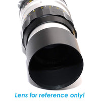 37mm Telephoto Lens Hood, 37mm Lens Hood for Canon Fuji Leica Leitz Nikon Olympus Panasonic Pentax Sony Lens, 37mm Tele Screw-in Lens Hood