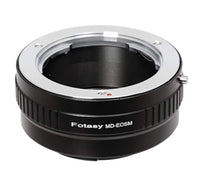 Fotasy MD Lens to Canon EF-M Mount Adapter, MD to EOS M Adapter, Compatible with Minolta MD Rokkor Lens and Canon EOS M Mount Mirrorless Camera M1 M2 M3 M5 M6 M6II M10 M50 M50 II M100 M200
