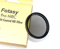 Fotasy 55mm Ultra Slim Circular PL Lens Filter, Nano Coatings MRC Multi Resistant Coating Oil Water Scratch, 18 Layers Multi-coated 55mm CPL Filter, SCHOTT B270 Glass