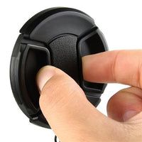 (5 Pcs) 37mm Caps, Fotasy 37MM Front Lens Snap On Pinch Cap, 37 mm Protector Cover for DSLR SLR Camera Lense