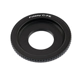 Fotasy 16MM Cine Movie C Mount lens to Sony E-Mount Mirrorless Camera Adapter, Compatible with a7 a7R a7S II III IV a9 a9II a7c Alpha 1 ZV-E10 a6600 a6500 a6400 a6300 a6000 a5100 a5000 a3500 a3000