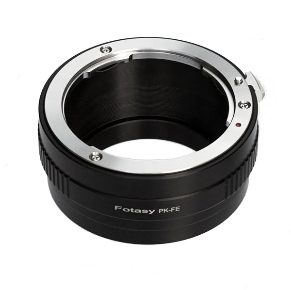 Fotasy Pentax K PK lens to Sony E-Mount Mirrorless Camera Adapter, Compatible with a7 a7R a7S II III IV a9 a9II a7c Alpha 1 ZV-E10 a6600 a6500 a6400 a6300 a6000 a5100 a5000 a3500 a3000
