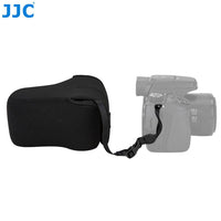 JJC OC-F2BK Black Ultra Light Neoprene Camera Case for Fujifilm Fuji X-T100 X-T30 X-T20 X-T10 +16-50mm/ 18-55mm/15-45mm/ 23mm Lens/50mm Lens, Pouch Bag for Olympus E-PL8 E-M5II E-M10 II, Canon M50 M5