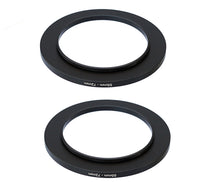 (2 Pcs) Fotasy 55-72MM Step-Up Ring Adapter, 55mm to 72mm Step Up Filter Ring, 55 mm Male 72 mm Female Stepping Up Ring for DSLR Camera Lens and ND UV CPL Infrared Filters