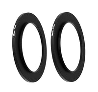 (2 Pcs) Fotasy 58-77MM Step-Up Ring Adapter, 58mm to 77mm Step Up Filter Ring, 58 mm Male 77 mm Female Stepping Up Ring for DSLR Camera Lens and ND UV CPL Infrared Filters