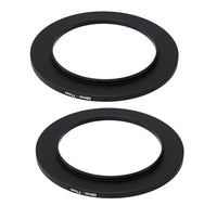 (2 Pcs) Fotasy 58-77MM Step-Up Ring Adapter, 58mm to 77mm Step Up Filter Ring, 58 mm Male 77 mm Female Stepping Up Ring for DSLR Camera Lens and ND UV CPL Infrared Filters