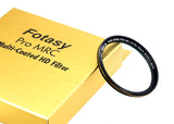 Fotasy 46mm Ultra Slim UV Protection Lens Filter, Nano Coatings MRC Multi Resistant Coating Oil Water Scratch, 18 Layers Multi-coated 46 mm MCUV Filter, Transmission Rate ≥ 99.7%, Schott B270 Glass