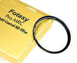 Fotasy 62mm Ultra Slim UV Protection Lens Filter, Nano Coatings MRC Multi Resistant Coating Oil Water Scratch, 18 Layers Multi-coated 62 mm MCUV Filter, Transmission Rate ≥ 99.7%, Schott B270 Glass