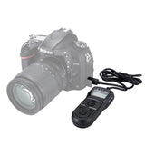 JJC TM-M LCD Timer Intervalometer Remote Control for Nikon Df D600 D610 D750 D3100 D3200 D3300 D5000 D5100 D5200 D5300 D5500 D5600 D7000 D7100 D7200 D7500 P7700 P7800 P1000 Z5 Z6 Z7 Z6 II Z7 II