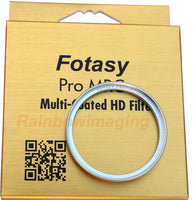 Fotasy Silver 39mm Ultra Slim UV Protection Lens Filter, Nano Coatings MRC Multi Resistant Coating Oil Water Scratch, 16 Layers Multi-coated 39 mm MCUV Filter, Transmission Rate ≥ 99%