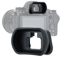 JJC KENKZ KIWIFOTOS Long Camera Eyecup for Nikon Z6 Z7 Z6II Z7II, Z7 II Eye Cup Eye Piece Viewfinder, replaces DK-29 Eyecup, Soft Silicone, 50x33x21mm