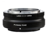 Fotasy Canon FD Lens to Nikon Z Mount Mirrorless Camera Adapter, Compatible with Canon FD Lense & Nikon Mirrorless Z5 Z50 Z6 Z7 Z6II Z7II Z fc Z9