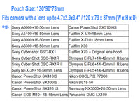 JJC S1P Pink Ultra Light Neoprene Camera Case for Sony a6600 a6500 a6400 a6300 a6100 a6000 a5100 +16-50mm Lens, Pouch Bag for Sony RX1 RX1R II Panasonic LX100 LX100 II Canon SX510 HS G1X III Sigma FP
