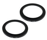 (2 Pcs) Fotasy 49-58MM Step-Up Ring Adapter, 49mm to 58mm Step Up Filter Ring, 49 mm Male 58 mm Female Stepping Up Ring for DSLR Camera Lens and ND UV CPL Infrared Filter
